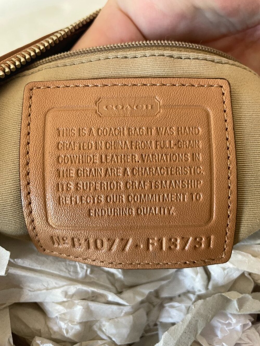Y2K Coach White Leather Soho Hobo Shoulder Bag - Picture 10 of 10